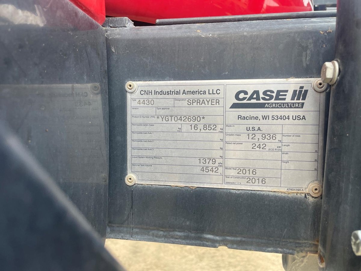 2016 CASE IH Patriot 4430 image 8