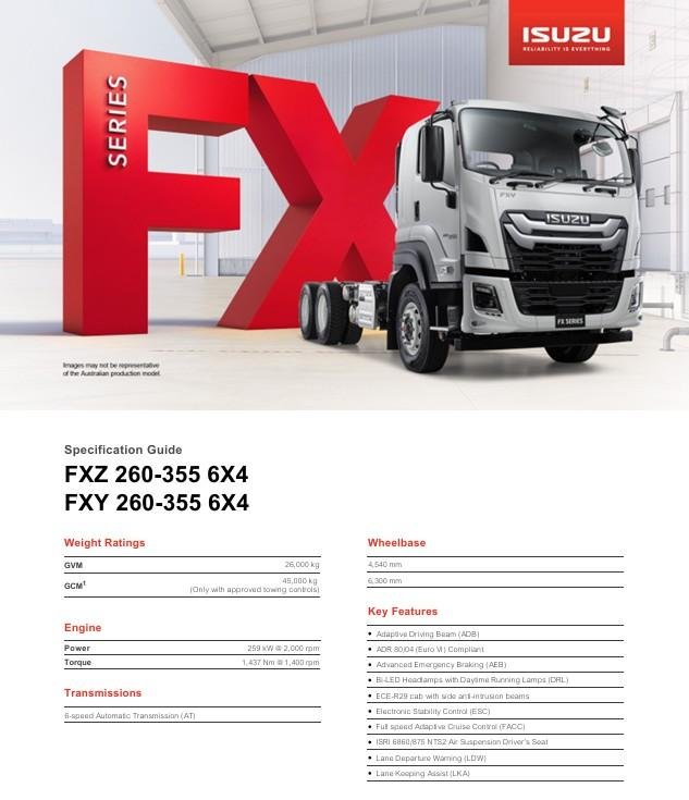2025 Isuzu F Series FXY 260-355 AT R63 image 32