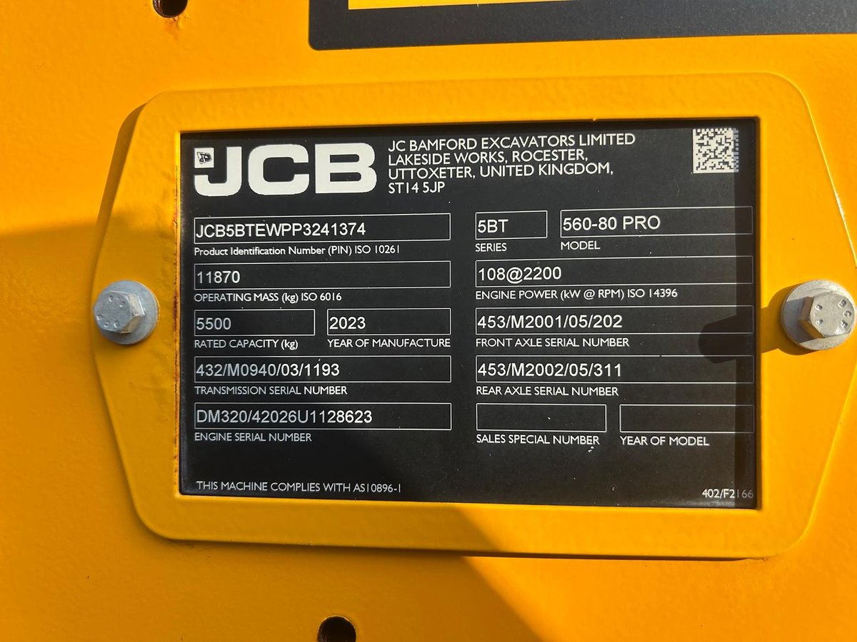 2023 JCB 560-80 Agri Pro image 15