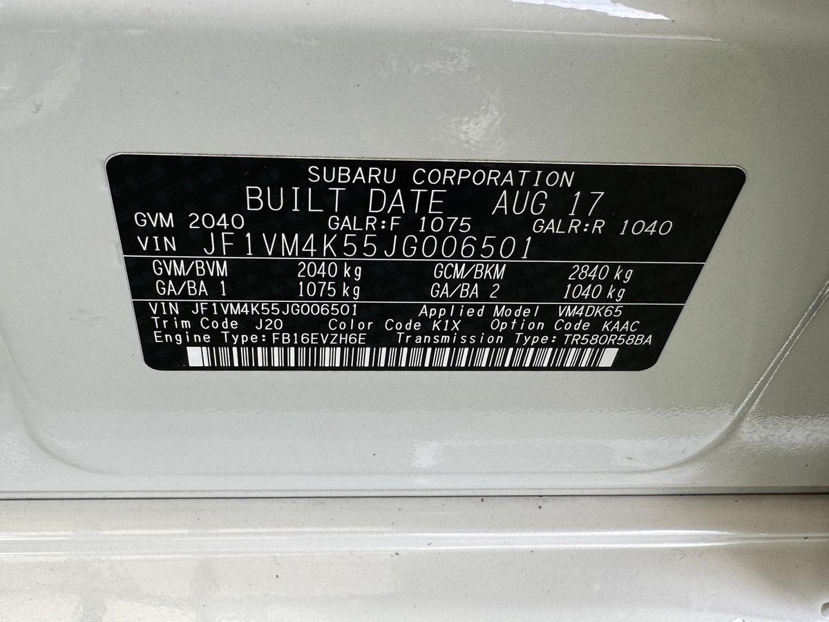 2017 Subaru Levorg 1.6 GT VM MY18 AWD image 25