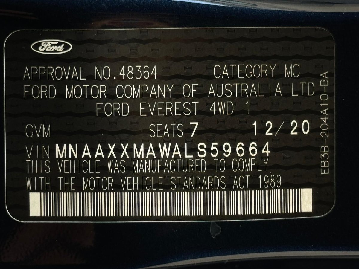 2020 Ford Everest Trend UA II MY21.25 4X4 Dual Range image 32