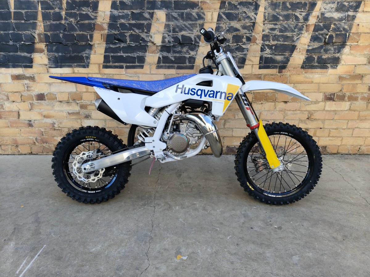2027 HUSQVARNA TC 85 BW MINI BIKE WHITE