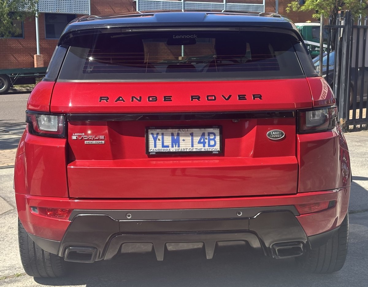2016 Land Rover Range Rover Evoque TD4 180 HSE Dynamic L538 MY16.5 4X4 On Demand image 11