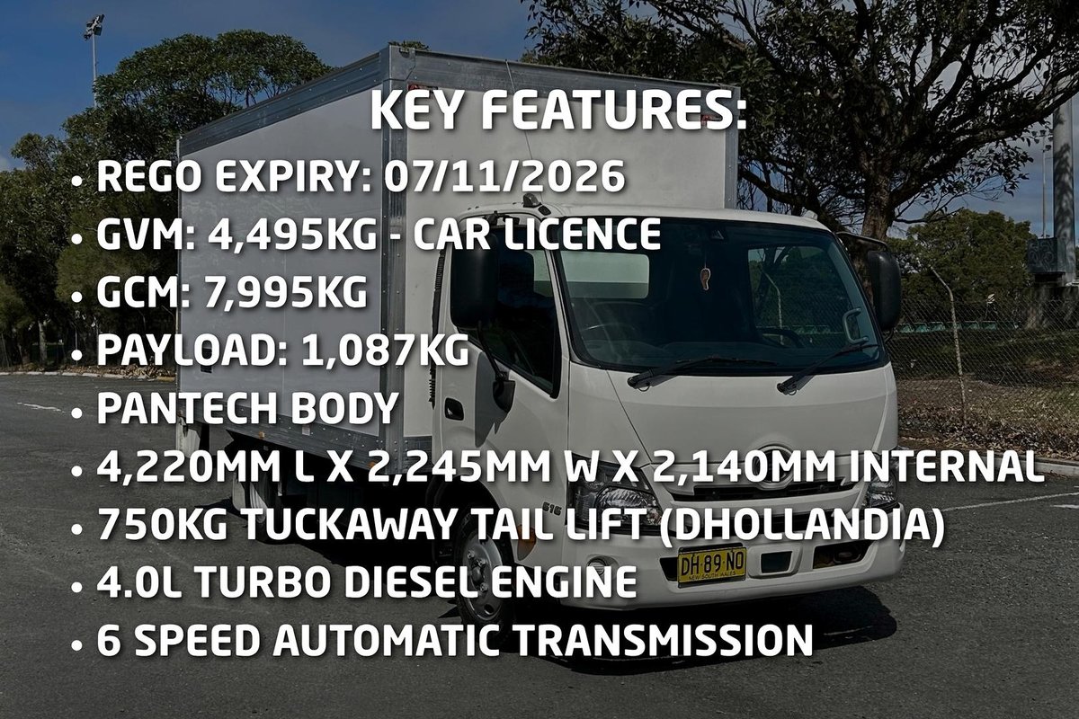 2021 Hino 300 Series 616 image 2