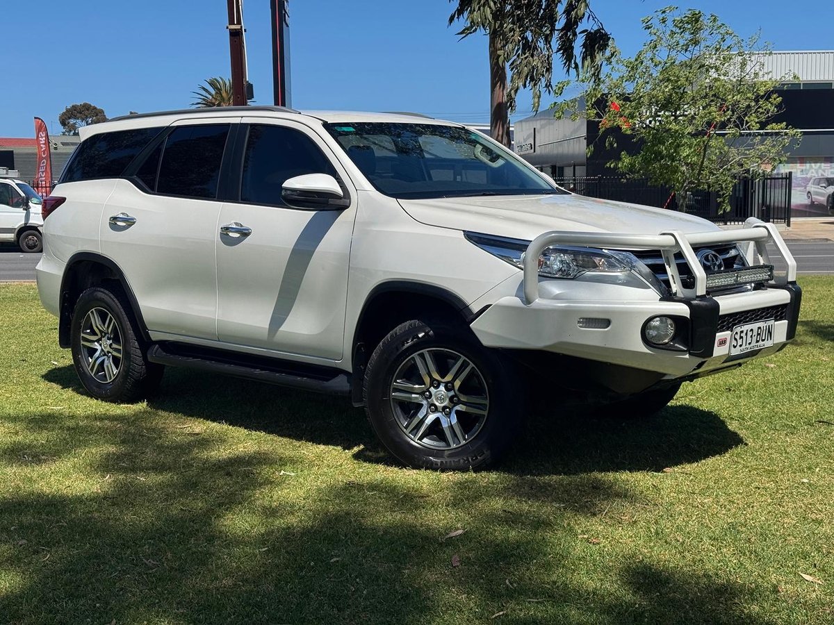 2018 Toyota Fortuner GXL GUN156R 4X4 Dual Range WHITE
