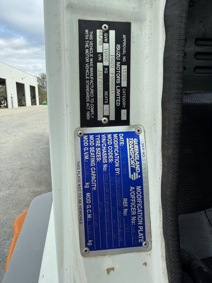 1999 Isuzu F Series FVR 950 Turbo image 17