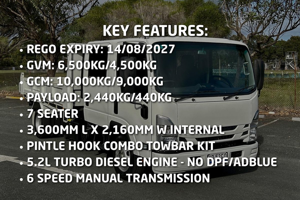 2022 Isuzu N Series NPR 65/45-190 Tipper image 2