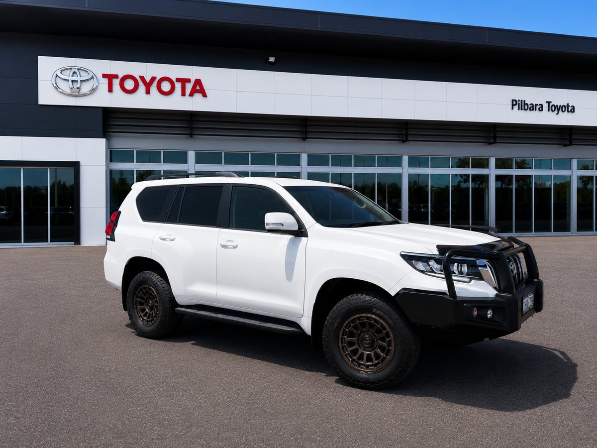 2021 Toyota Prado GXL Glacier White