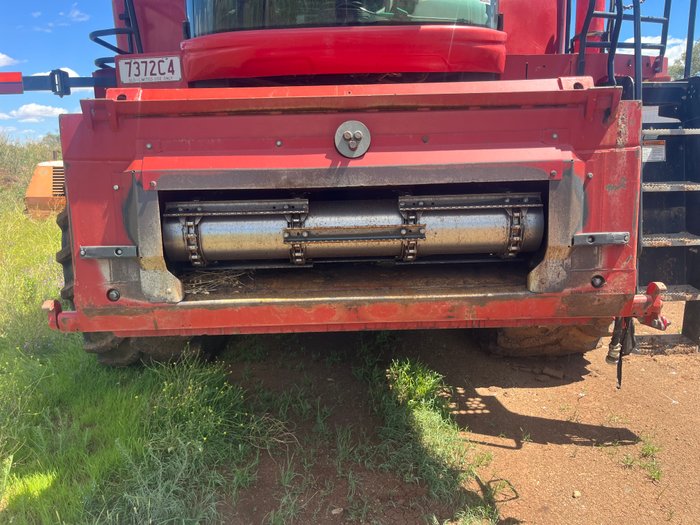 CASE IH 8120 W/- 2152 40FT MACDON FRONT & TRAILER