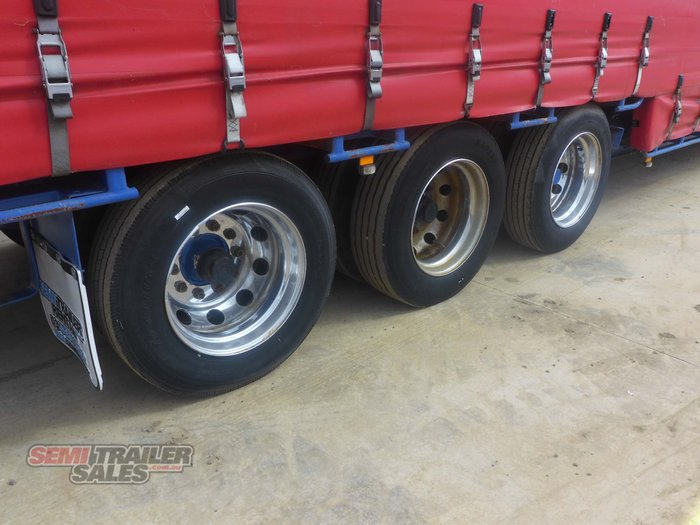 2015 Vawdrey 34 Pallet Double Dropdeck Curtainsider B Double SEt with Mezz