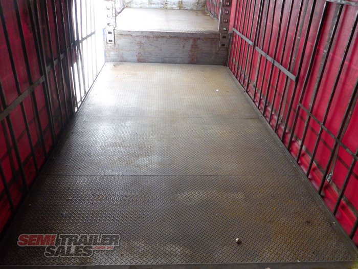 2015 Vawdrey 34 Pallet Double Dropdeck Curtainsider B Double SEt with Mezz