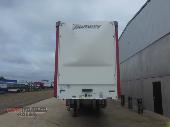 2015 Vawdrey 34 Pallet Double Dropdeck Curtainsider B Double SEt with Mezz