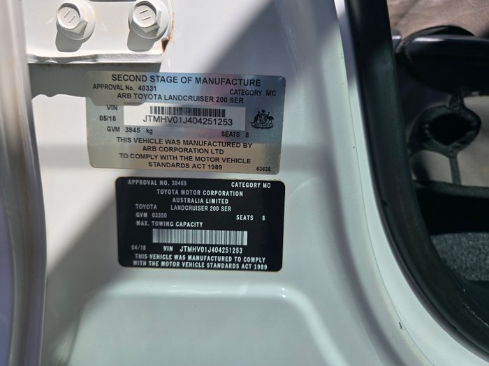 2018 Toyota LANDCRUISER GXL