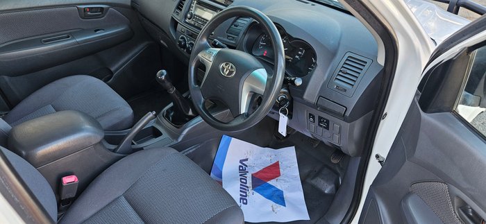 2013 Toyota Hilux Workmate KUN16R MY14 White