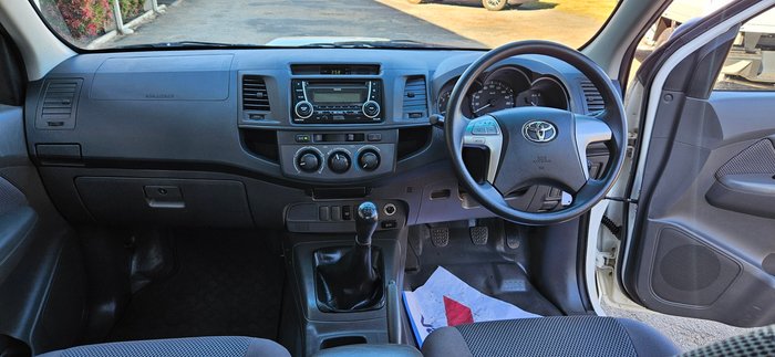 2013 Toyota Hilux Workmate KUN16R MY14 White
