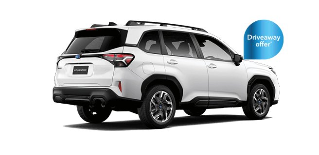 2025 Subaru Forester S6 MY26 WHITE