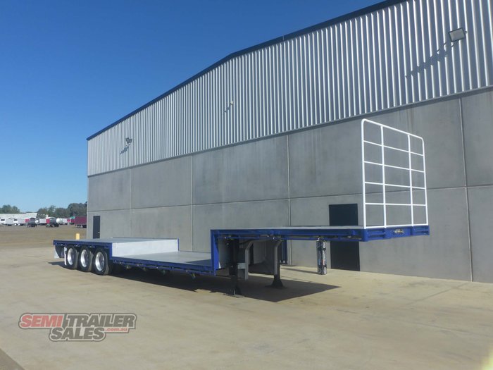 2016 Krueger 22 Pallet Double Dropdeck Road Train Lead