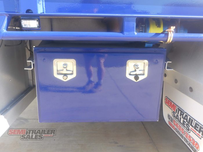 2016 Krueger 22 Pallet Double Dropdeck Road Train Lead