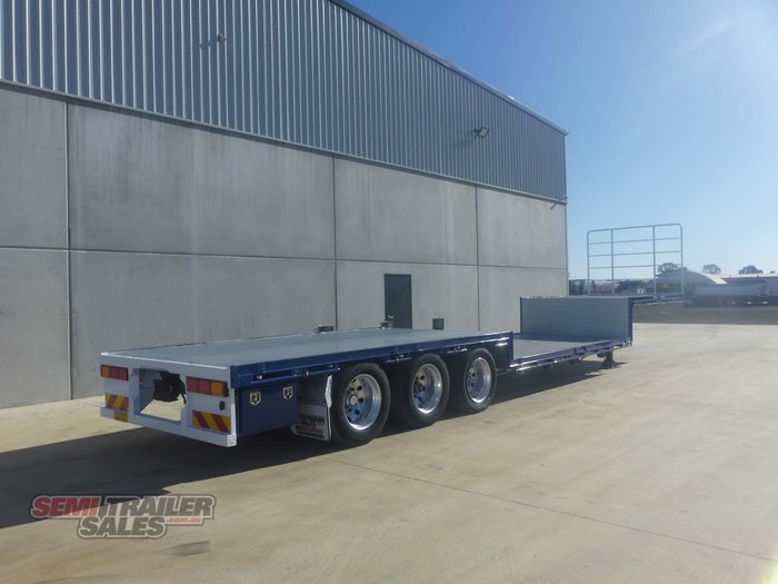 2016 Krueger 22 Pallet Double Dropdeck Road Train Lead