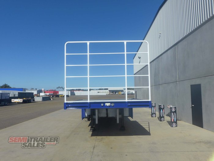 2016 Krueger 22 Pallet Double Dropdeck Road Train Lead