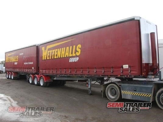 2009 Lusty Semi Tipping Curtainsider B Double