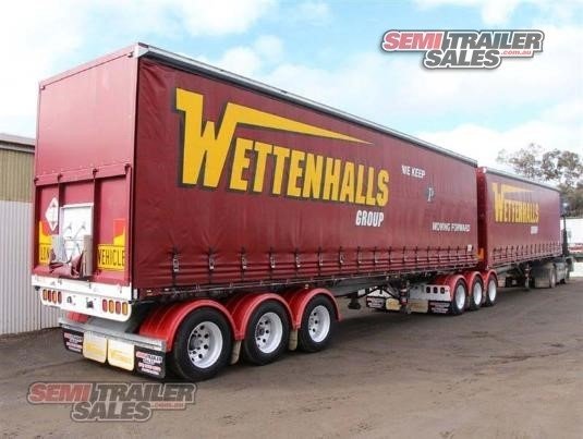 2009 Lusty Semi Tipping Curtainsider B Double