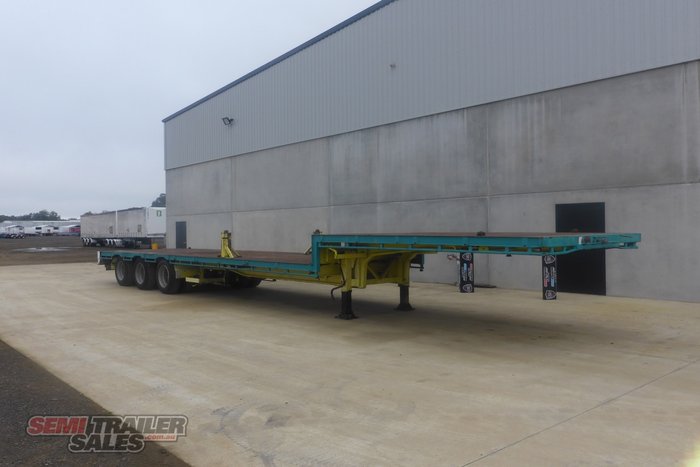 1993 Krueger 45FT Dropdeck with Container Pins