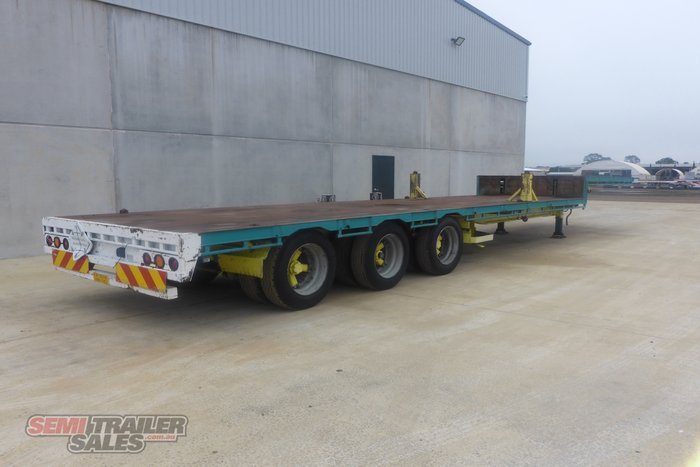 1993 Krueger 45FT Dropdeck with Container Pins