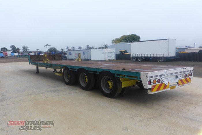 1993 Krueger 45FT Dropdeck with Container Pins