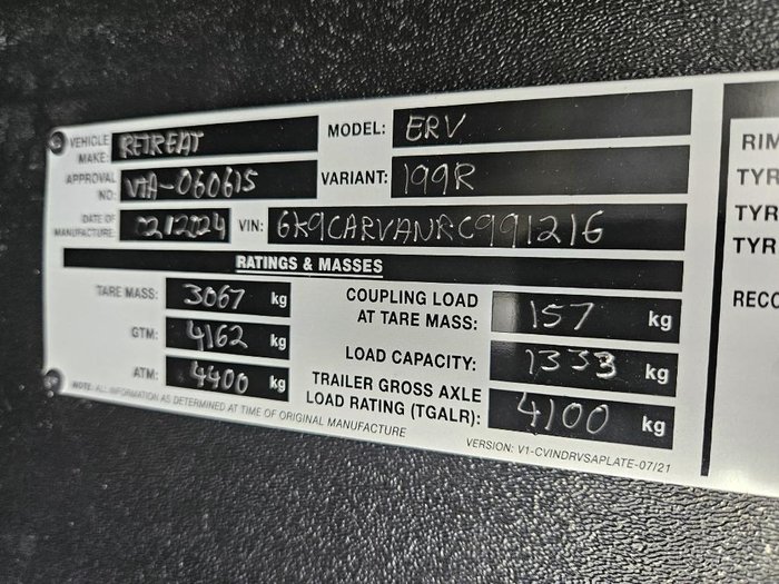 2024 Retreat Erv 199R