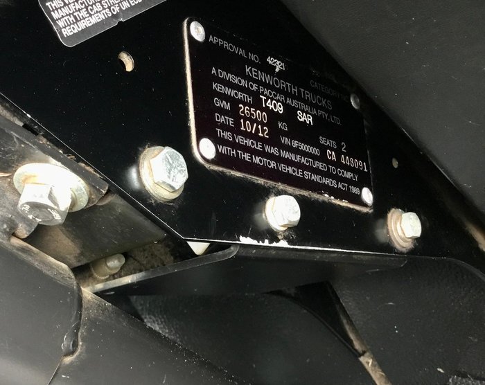2013 Kenworth T409sar Xlocks Fullyspeced $127000+Gst NEW ENGINE 2YEARS AGO RECEIPTS WHITE