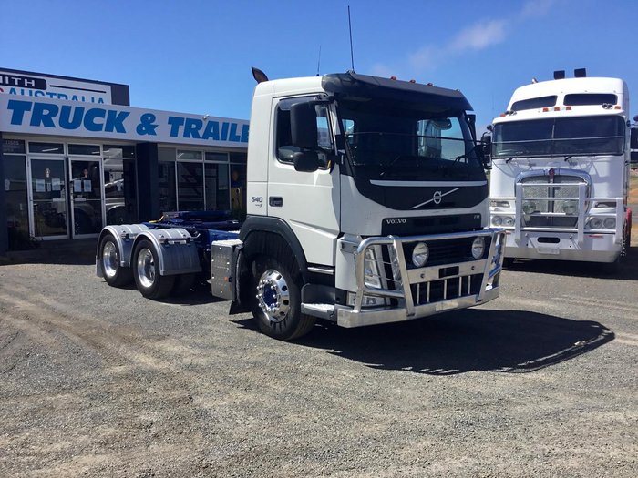 2015 Volvo Fm540 E5 Xlocks Full History A Bouble Rated $145500+Gst FM540 DAY CAB SUIT TIPPER WHITE