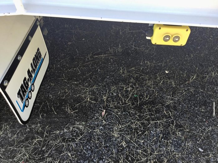 2020 TAGALONG 7,4 Mt Deck Hyd Ramps Leg Wb Tb Tie Downs Etc $30000+Gst WHITE