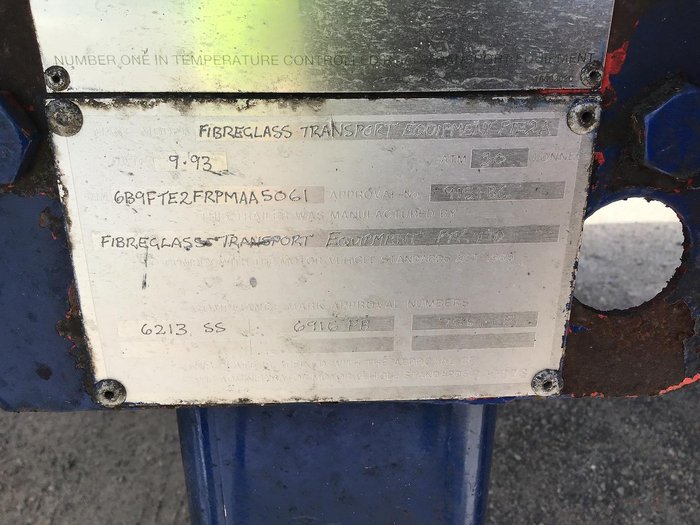 1993 FTE Fte2a Tandem 5 Door Refrigerated Pantec