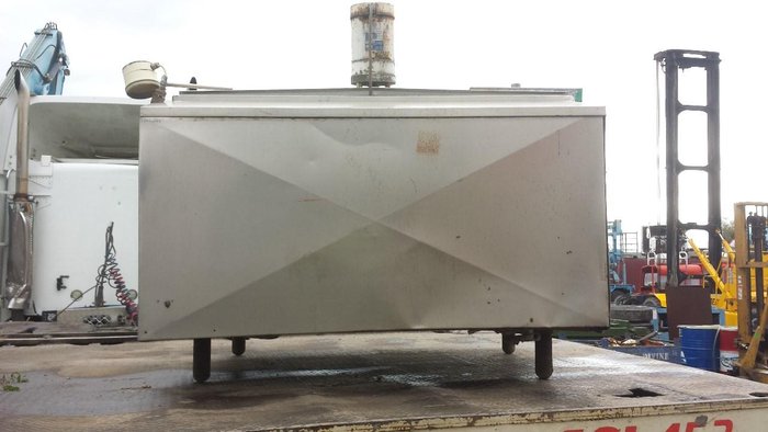 Stainless Steel Vats with Agitators One large one small