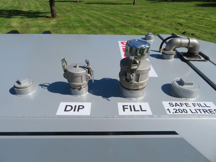 2024 ORH Diesel Bunded Fuel Trailer White