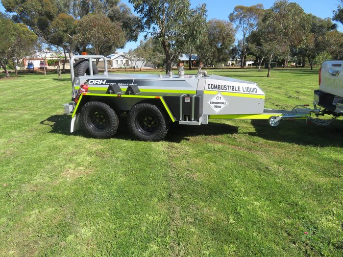 2024 ORH Diesel Bunded Fuel Trailer White