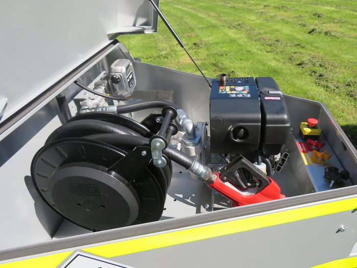 2024 ORH Diesel Bunded Fuel Trailer White