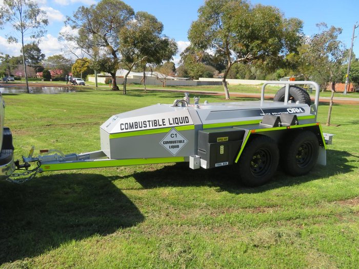 2024 ORH Diesel Bunded Fuel Trailer White