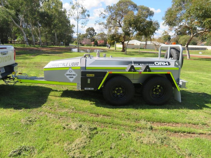 2024 ORH Diesel Bunded Fuel Trailer White