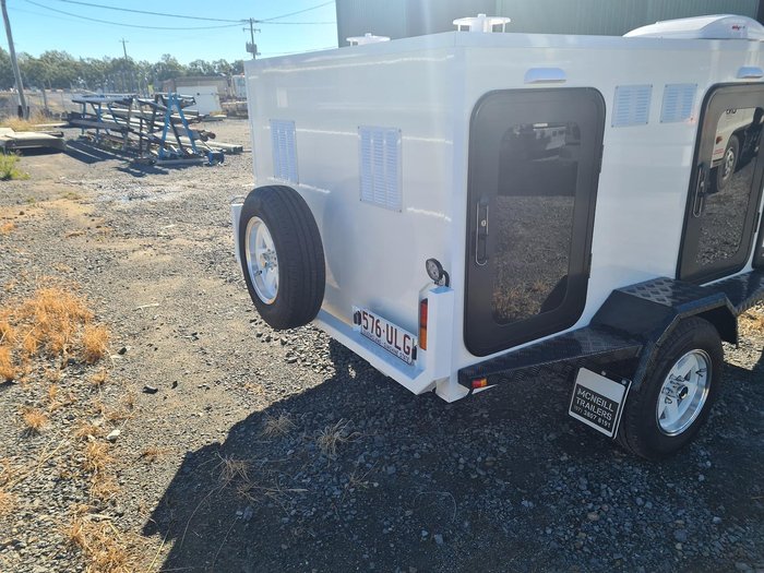 2024 McNeill Deluxe 4 Berth Trailer White