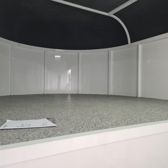 2024 McNeill 3 Horse Enclosed Gooseneck White