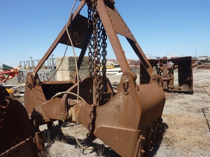 0 Assorted New and Used Buckets, Grabs, Quick Hitches, Demolition Attachments, Log Grab, Etc.