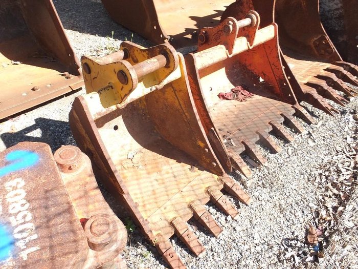 Assorted New and Used Buckets, Grabs, Quick Hitches, Demolition Attachments, Log Grab, Etc.