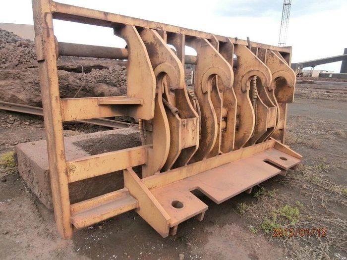 0 Assorted New and Used Buckets, Grabs, Quick Hitches, Demolition Attachments, Log Grab, Etc.