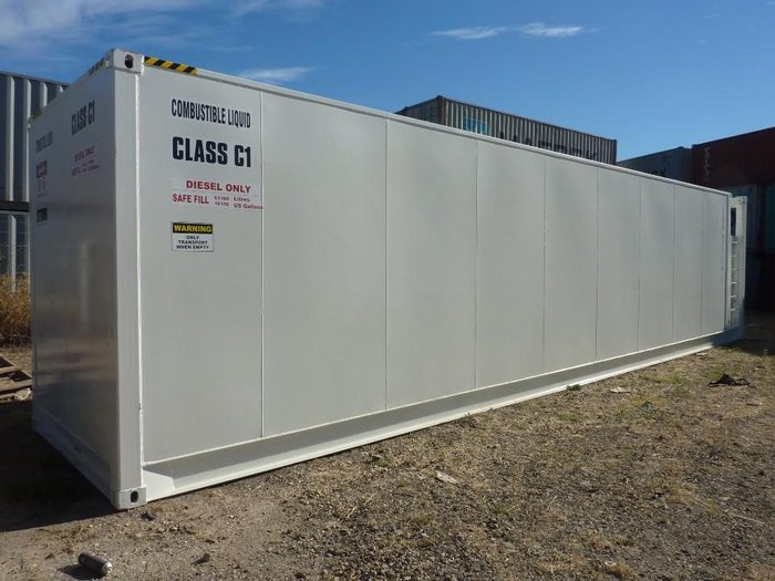 0 HOST 1,000 to 110,000 Litres Capacity Self Bunded Fuel Tanks White