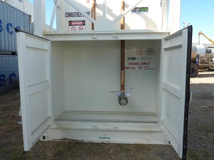 0 HOST 1,000 to 110,000 Litres Capacity Self Bunded Fuel Tanks White