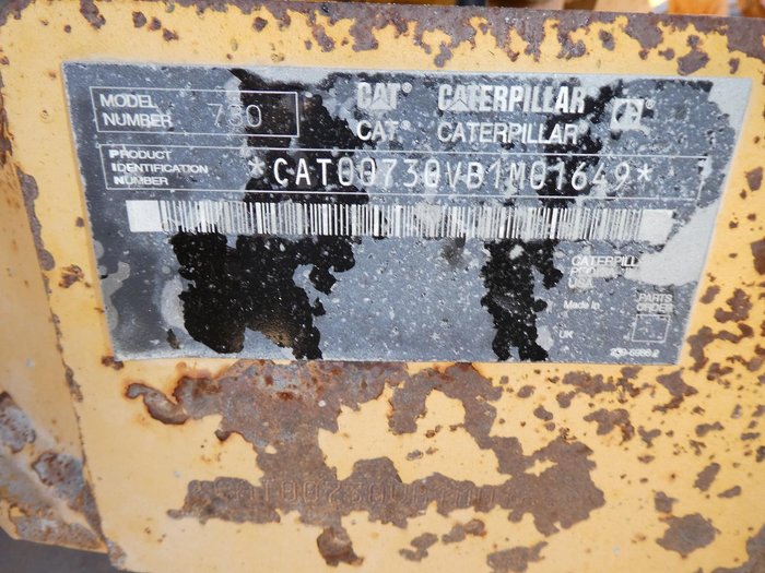 2007 Caterpillar 730 Agitator YELLOW