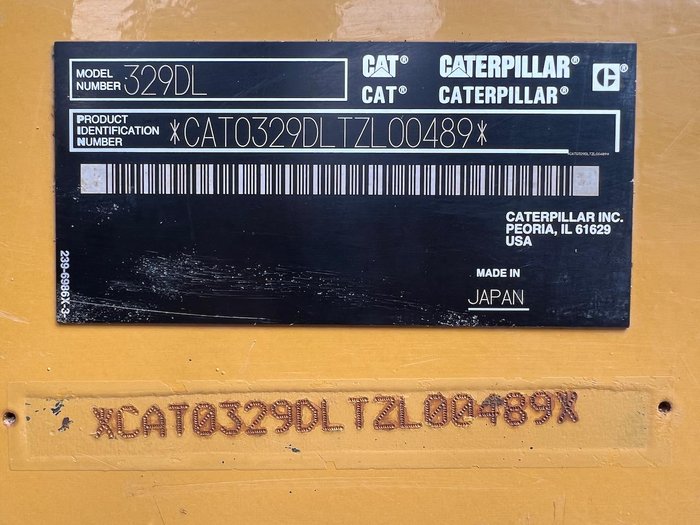 2013 Caterpillar 329Dl YELLOW