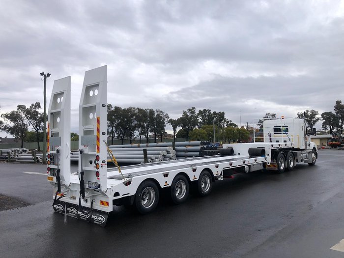 2025 Midland 45Ft Drop-Deck, Hydraulic Ramps